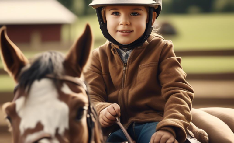 Die 10 stilvollsten Kinder Reithelme für kleine Fashionistas.