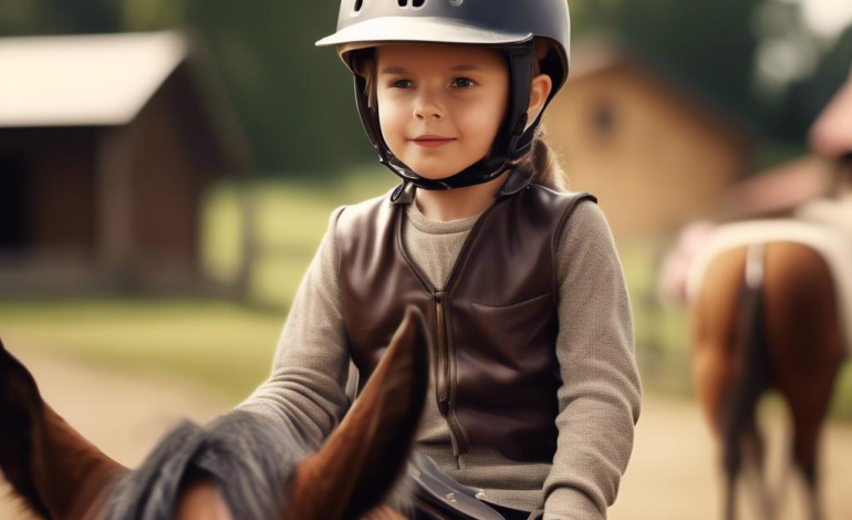 Welche Zubehörteile sind nützlich für Kinder Reithelme?